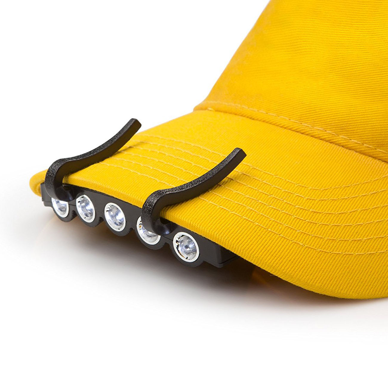 Maxcraft Ball Cap Visor Light 5 LED 60193 Includes Batteries Flashlight